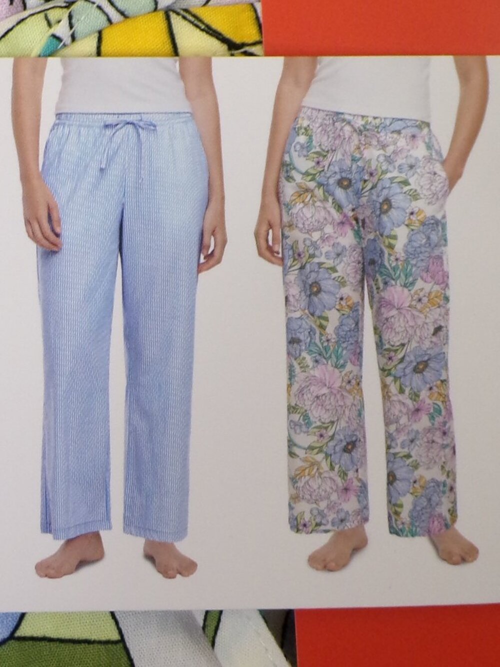 Gap NWT Women's Cotton PJ Pant, 2-Pack - Blue Pack - Size: Medium - Picture 3 of 9